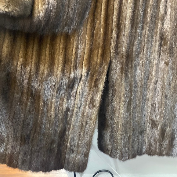Valentino Furs Vintage Long Brown Mink Fur Coat - Picture 5 of 9